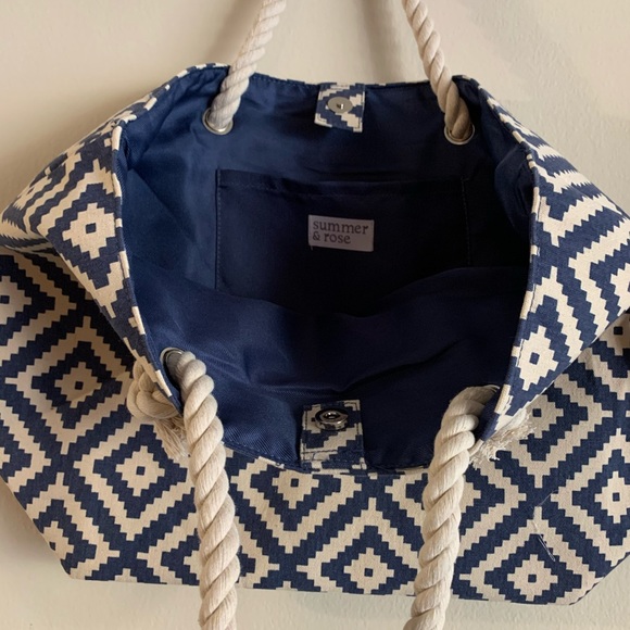 NWOT| Summer & Rose Geometric Tote - Picture 2 of 4
